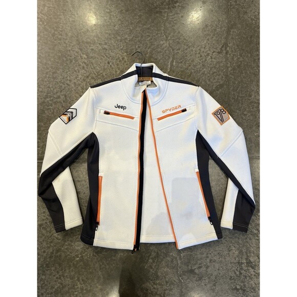 Spyder Jeep Wengen encore full zip fleece Jacket Size Small - Picture 1 of 7